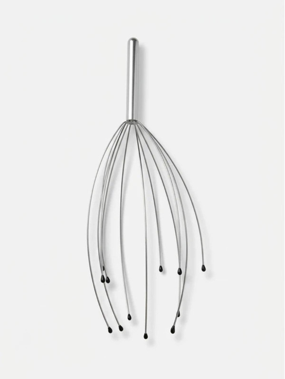 Stainless Steel Wire Scalp Massager Head Scratcher Tingler Relaxation Tool 10"